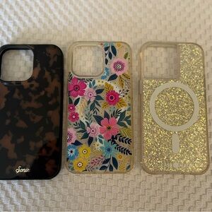 iPhone 13 Pro magesafe set of cell phone cases. Lightly used. Sold together.